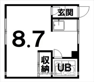 イーストエイト【1階】の間取り